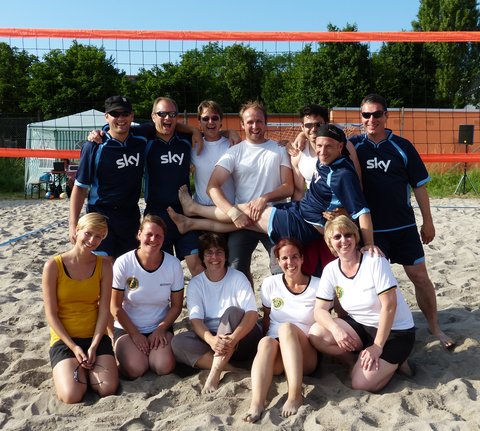 Gruppenbild Beachvolleyball