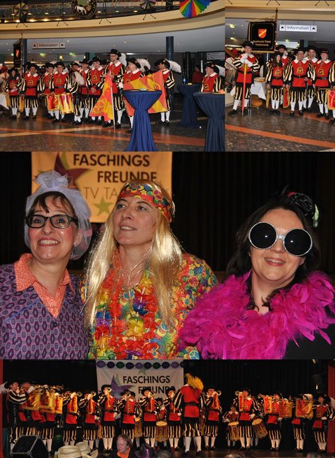 Fanfarenzug beim Fasching in Stuttgart und Tamm