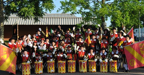 Fanfarenzug bei der deutschen Meisterschaft in Alzey